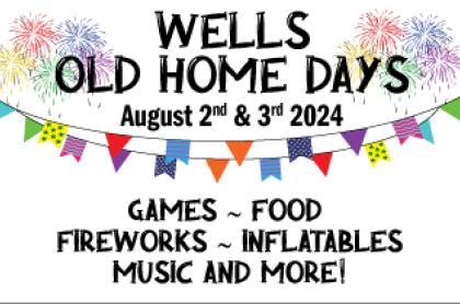 poster for Wells Old Home Days