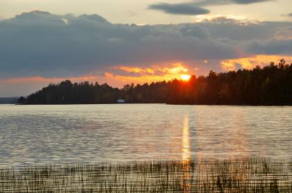 The sunsets on Long Lake make great photos.