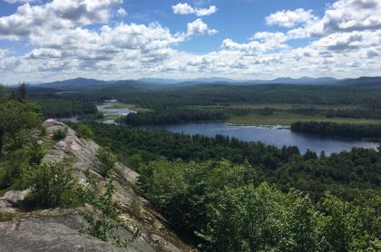 The hike to Lows Overlook ends with a gorgeous vista.