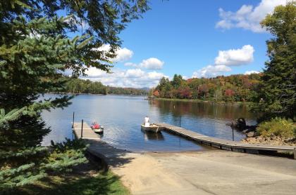 A scenic cruise is a great way to enjoy an Adirondack fall.