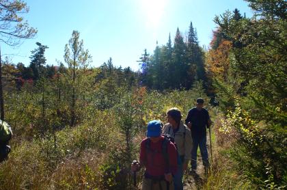 A variety of terrain and scenic vistas on the West Mountain trail.