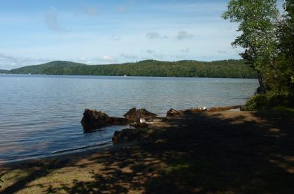 A popular lake with boat launches and scenic interest.