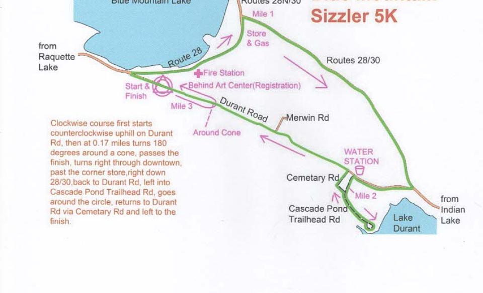 Map of the race route
