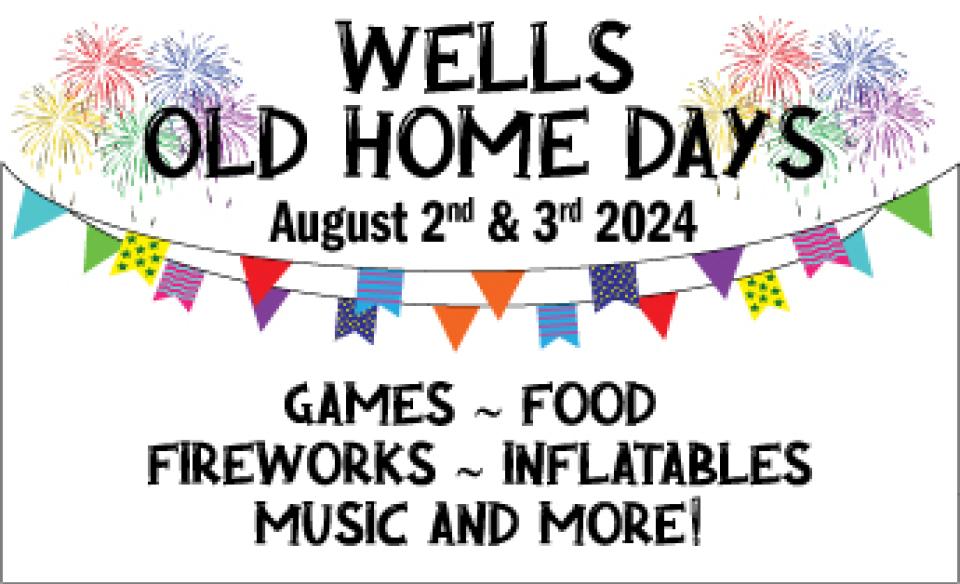 poster for Wells Old Home Days