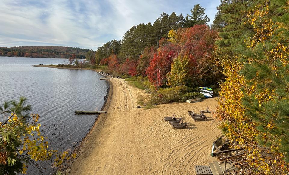 Paddlers Rest beach from above